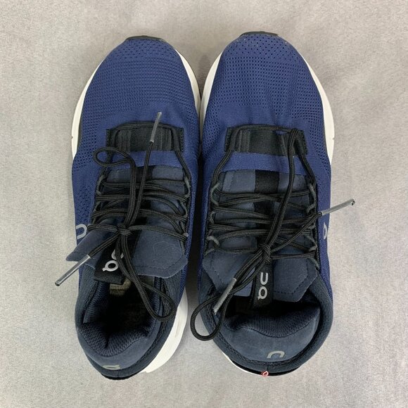 On Cloud Womens Running Shoes Size 8 Navy Blue White Cloudnova 2699114 Athletic - Picture 8 of 12